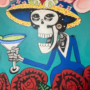 It's a picture on the wall