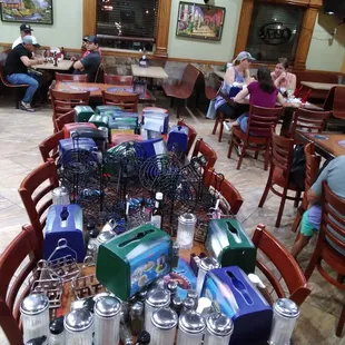 I love this place  Why is this on the most prominent table when you walk in   Good food