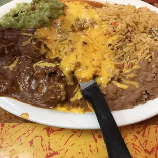 The tried and true number 11!! Came in starving, left being rolled out full and sleepy!!