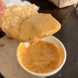 Bad grey looking queso?