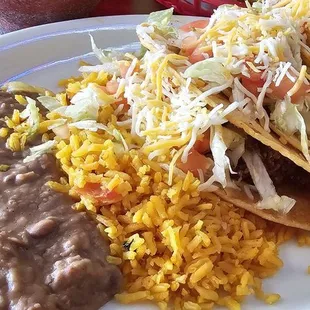 Crispy beef tacos