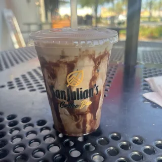 Chocolate Iced Latte 16 oz