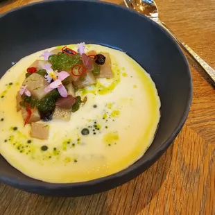 Hiramasa Crudo Buttermilk Leche De Tigre