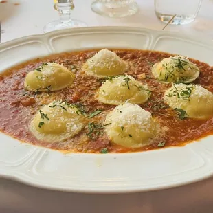 Cheese Ravioli Bolognese