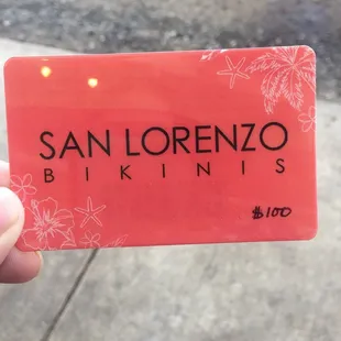 When purchasing a gift card be aware you can ONLY use it at the store purchased from.