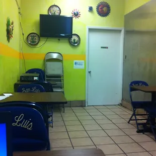 the interior of a restaurant