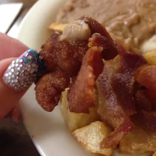 Bacon hard as a rock