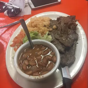Carne Asada Plate