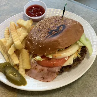 Una deliciosa hamburguesa estilo mexicano