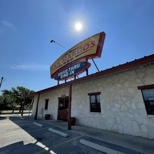 the front of the restaurant