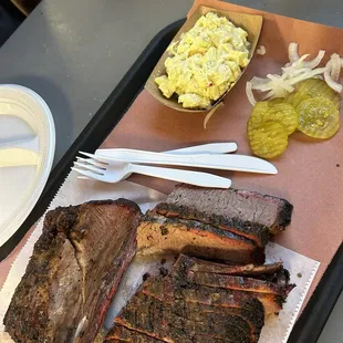 Brisket and beef rib