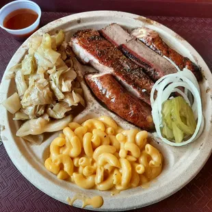 JP plate, 3 meat combo.