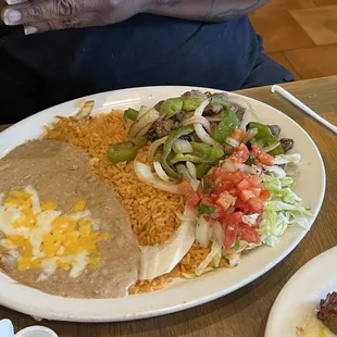 Non seasoned Beef fajitas