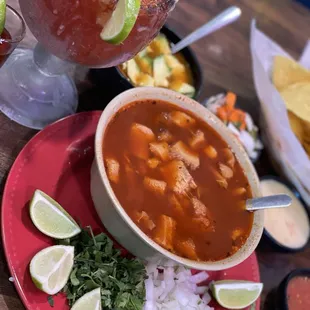 mexican food and drinks