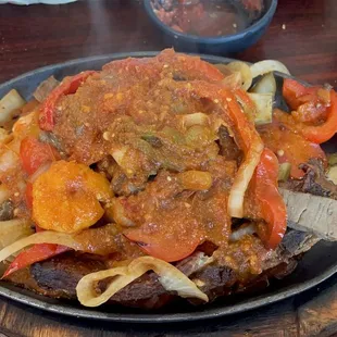 a plate of food