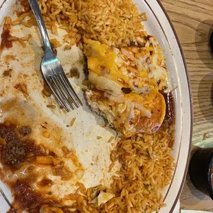 Enchilada plate!