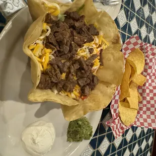 Most recent beef fajita Primavera Salad Dinner.