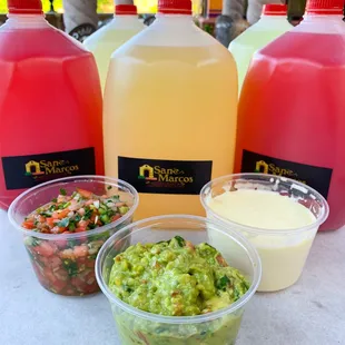 GUACAMOLE,PICO, CHEESE and MARGARITA MIX. CINCO de MAYO SPECIALS