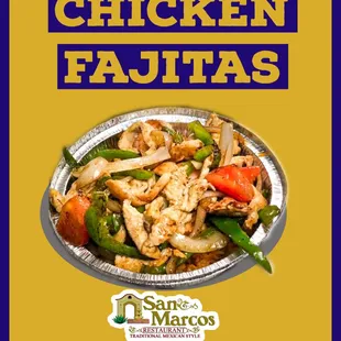 To day it&apos;s a good day for delicious #ChickenFajitas 

Share with your BF, if your BF don&apos;t answer he have to invite you some fajitas :)