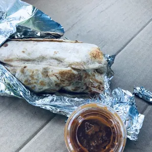 Al pastor burrito (8.99)