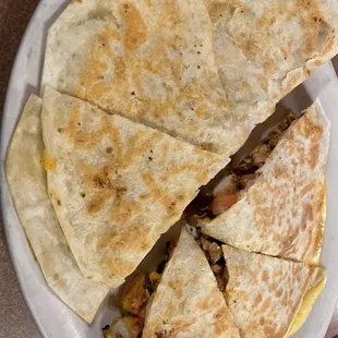 Pizzadilla de Lujo Dinner