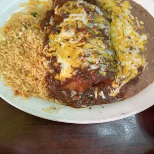 Beef 1 Piece Chimichanga Lunch