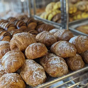 Assorted croissants and other pastries