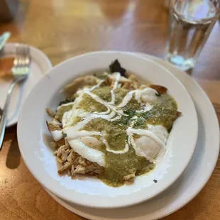 chilaquiles with chicken