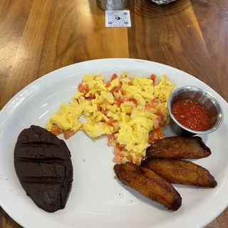 Eggs with Loroco and Cheese