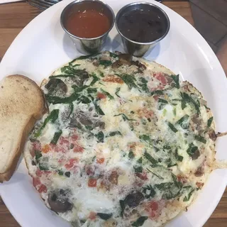 Bacon, Cheese and Jalapeno Omelette