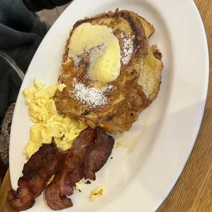 Apricot French toast combo