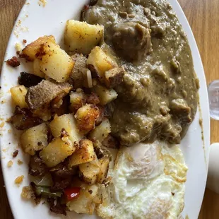 Breakfast chili verde