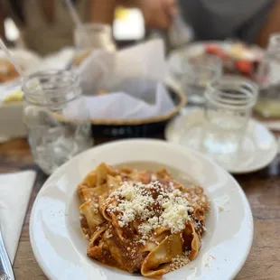 a plate of pasta