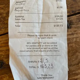 Gratuity on tax...criminals.