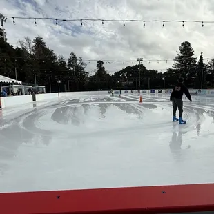 Skating rink before the session started.