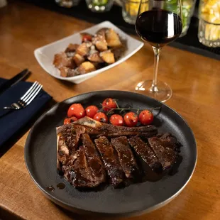 steak, food