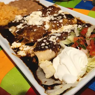 Mole Enchiladas