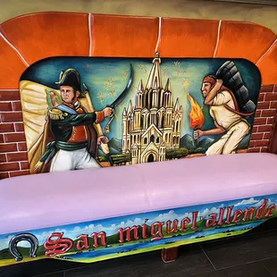 Cool art work throughout the restaurant