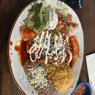 chicken enchiladas