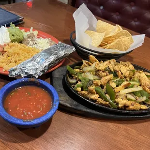 Chicken fajitas