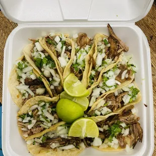 a plate of tacos