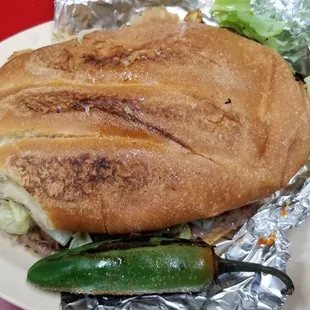 Carnitas torta. Delicious..