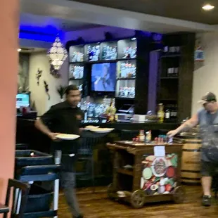 Looks to be a nice bar area