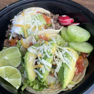 Carne Asada and Fish Super Tacos