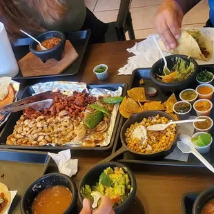 Parrillada for four.