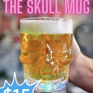 the skull mug