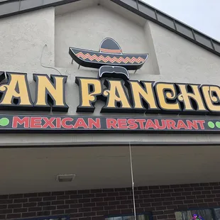 the front of the restaurant