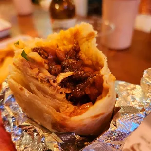 I was going to wait to eat at home but ate at the bar.