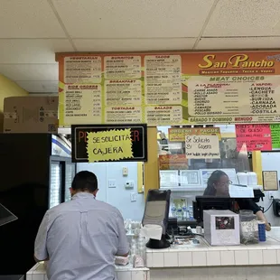 This cashier is rude.