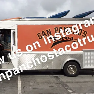 Help us get insta famous! Follow us on instagram @sanpanchostacotruck